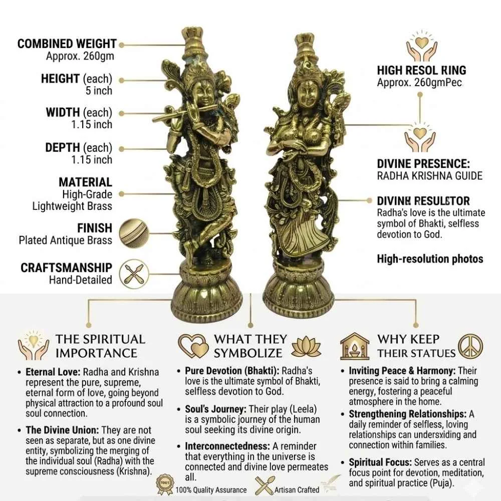 Radha Krishna 5 inch