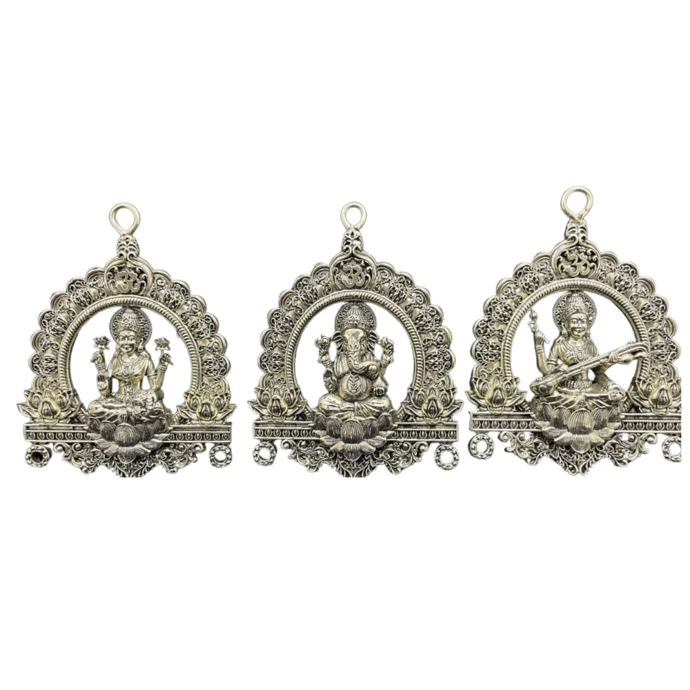 Lakshmi Ganesha Sarswati wall hanging