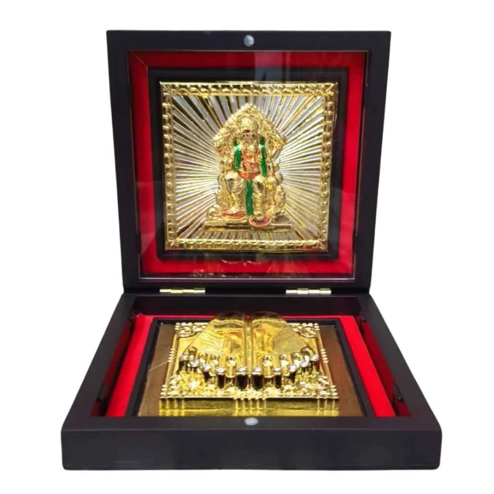 Lalbaugh Golden 4.5inch Pocket Temple
