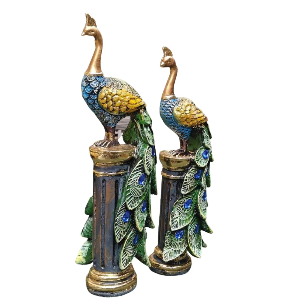 Peacock Pair Large