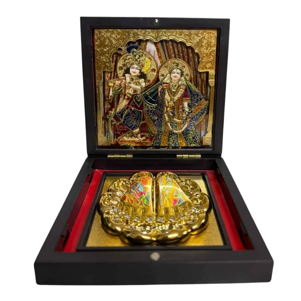 Radhe Krishna 4.5inch Foldable Pocket Photo Frame