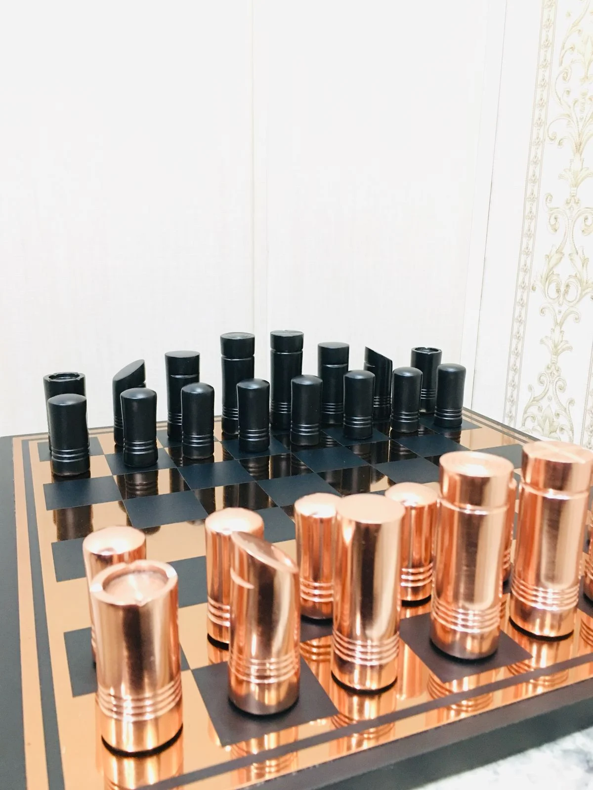 Aluminium Chess Set Design 6