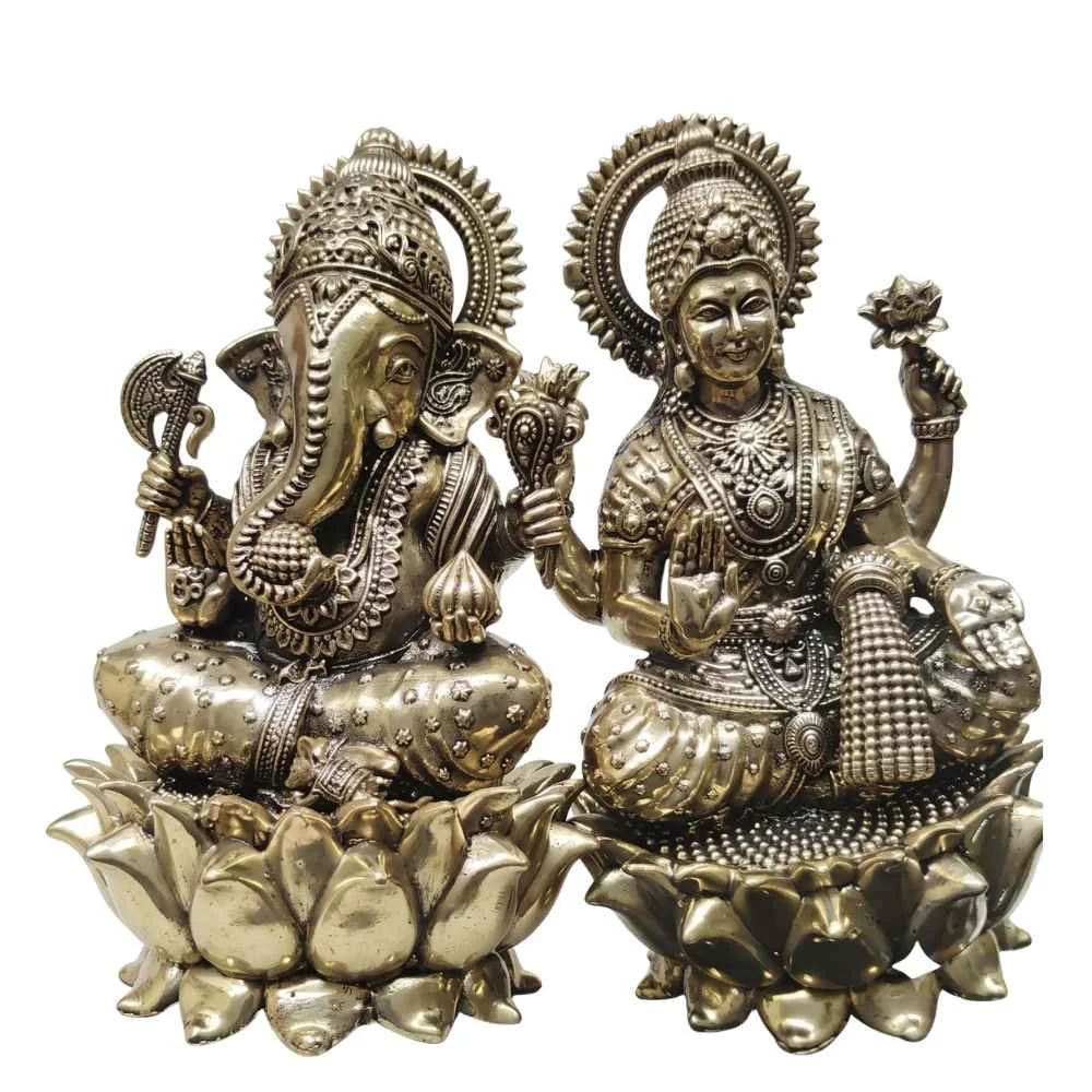 Lakshmi Ganesha Design 2 Total weight 2.3kg 8inch