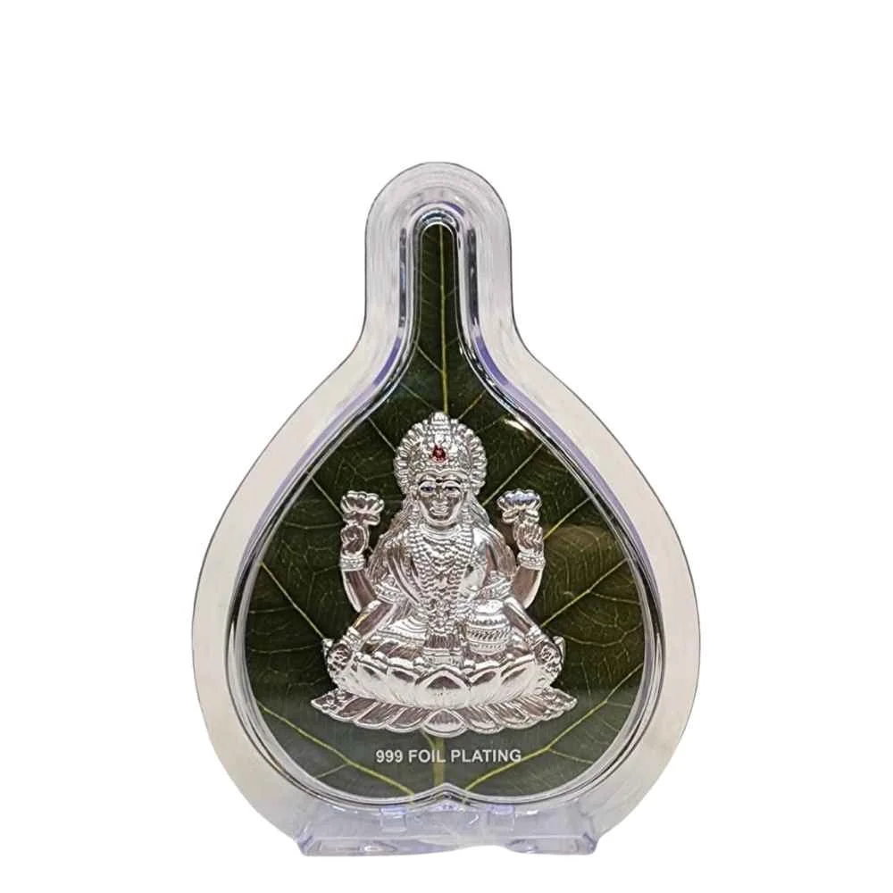Lakshmi Silver Plated Pan shaped photo frame