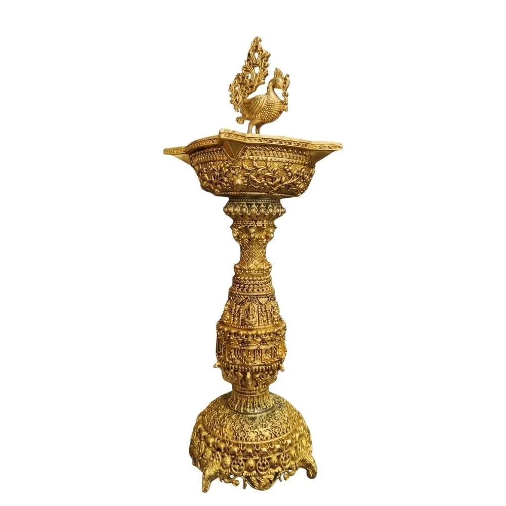 Premium Brass Lamp 11-12inch 700-800gm approx design 12