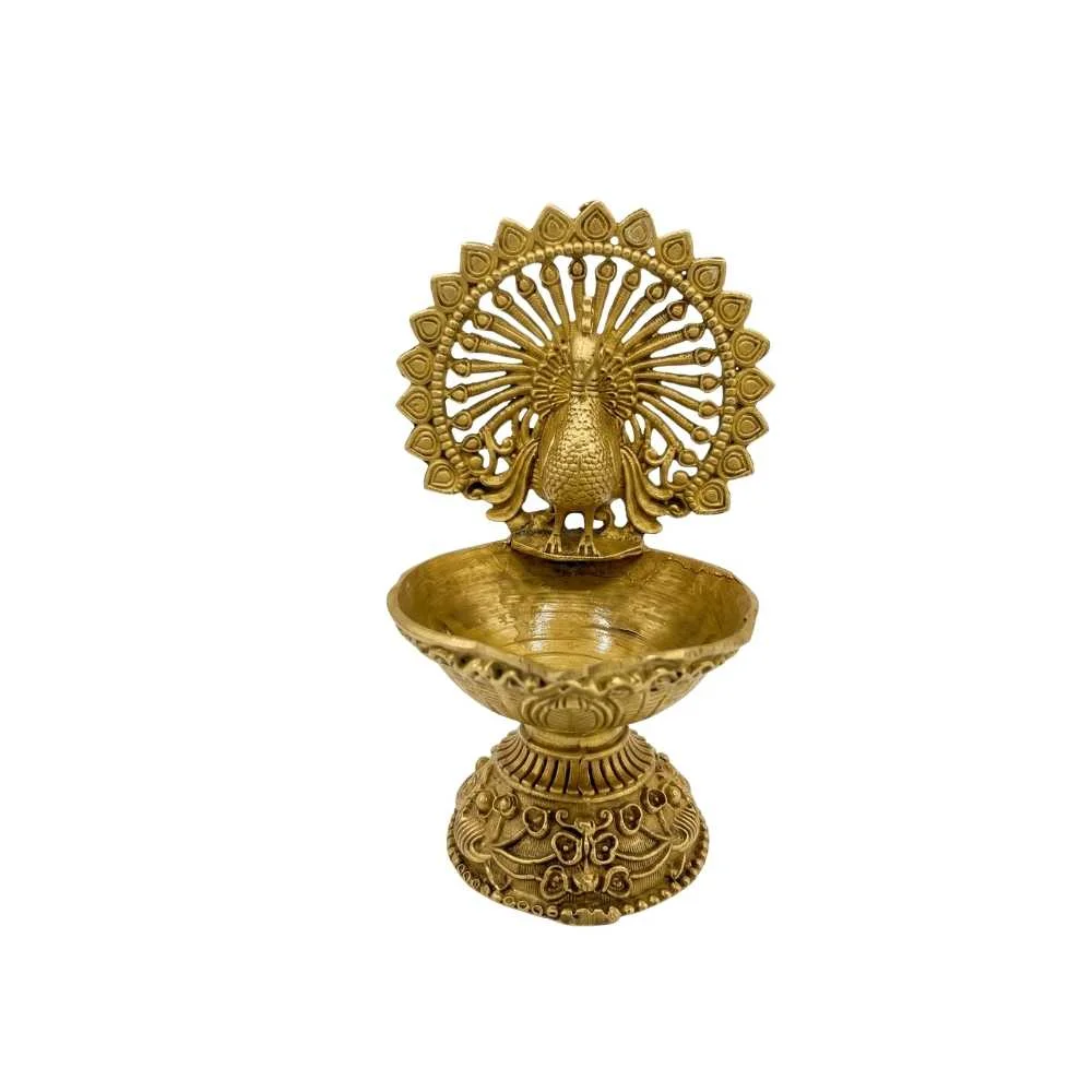Peacock Diya New 3inch 120gm