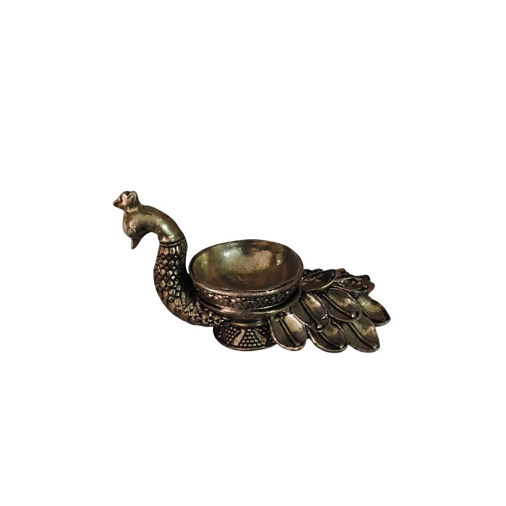 Premium Brass Peacock Diya 160 gm