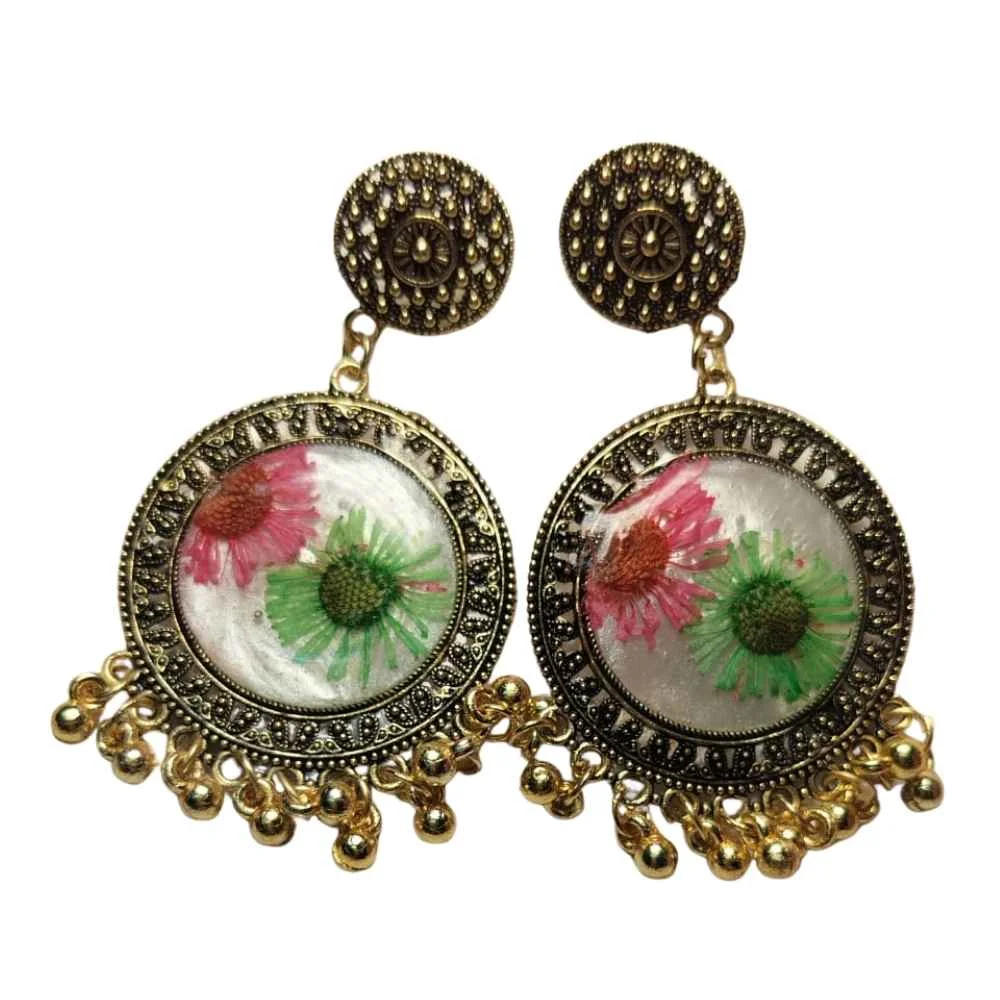 UV Resin Handmade Earring Design 1