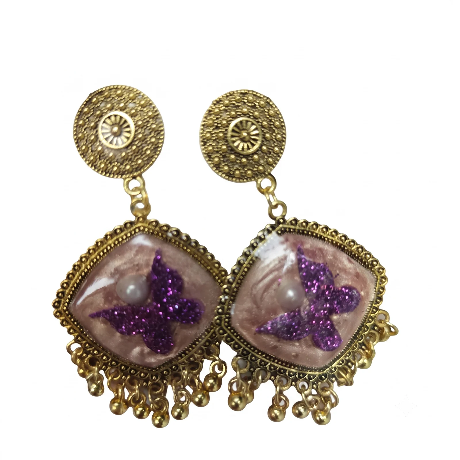 UV Resin Earrings Design 17