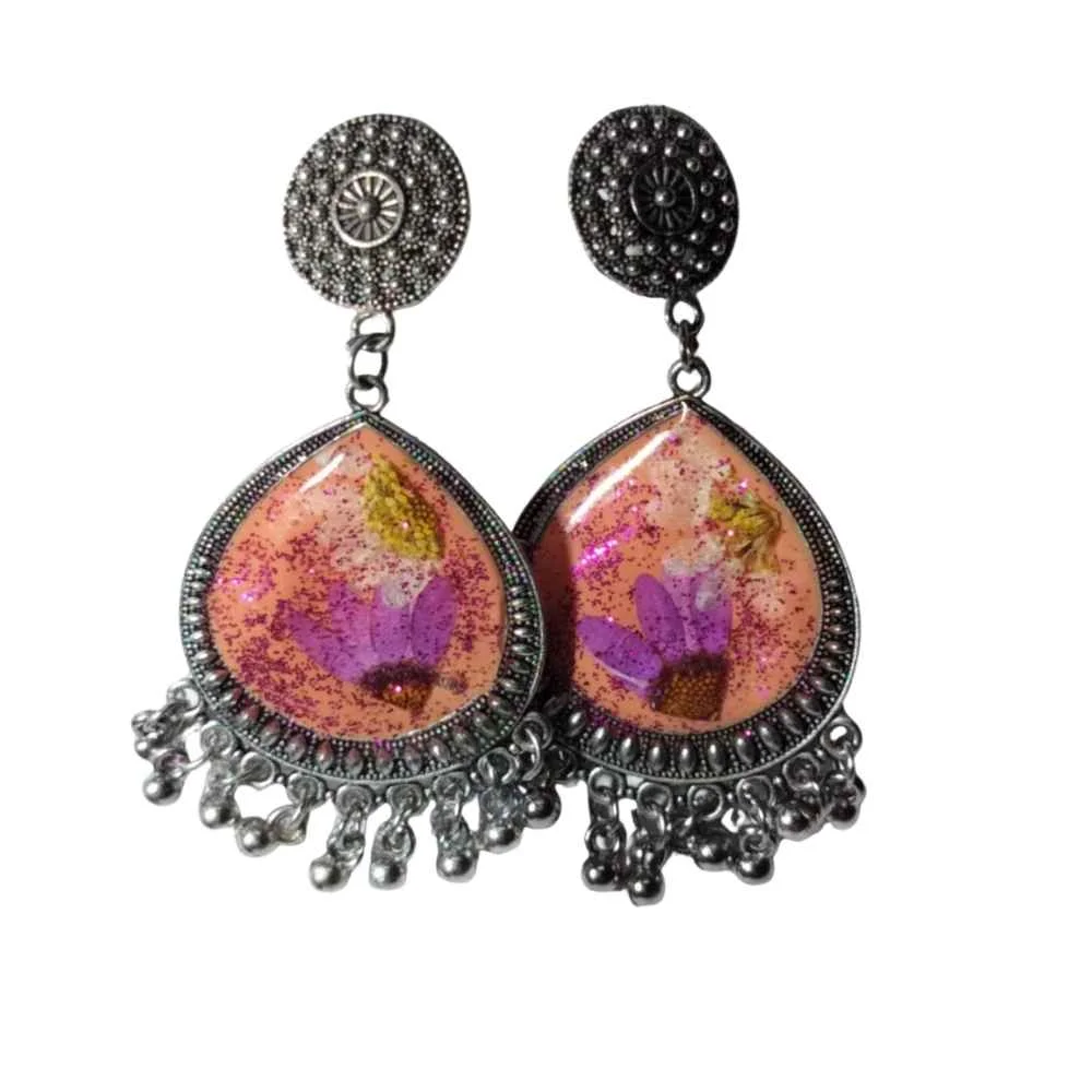 UV Resin Handmade Earring Design 2
