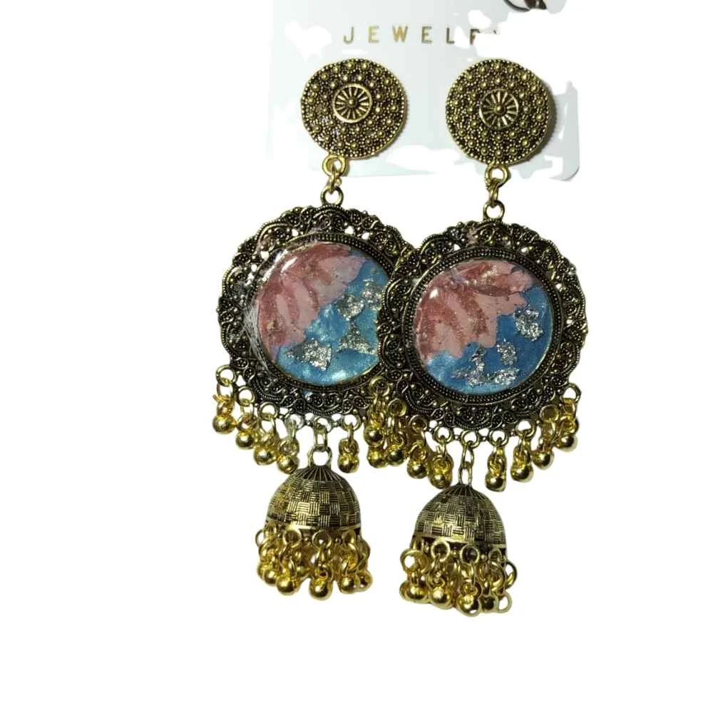 UV Resin Handmade Earring Design 5