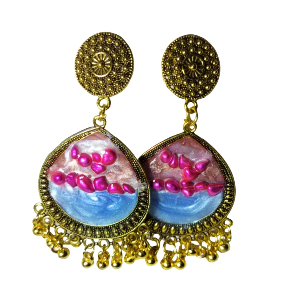 UV Resin Handmade Earring Design 5